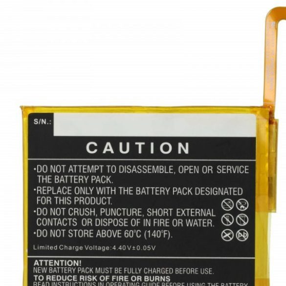 Motorola LZ50, SB18C74374 - 4850 mAh 3.85 V Li-polymer - Utángyártott telefon akku