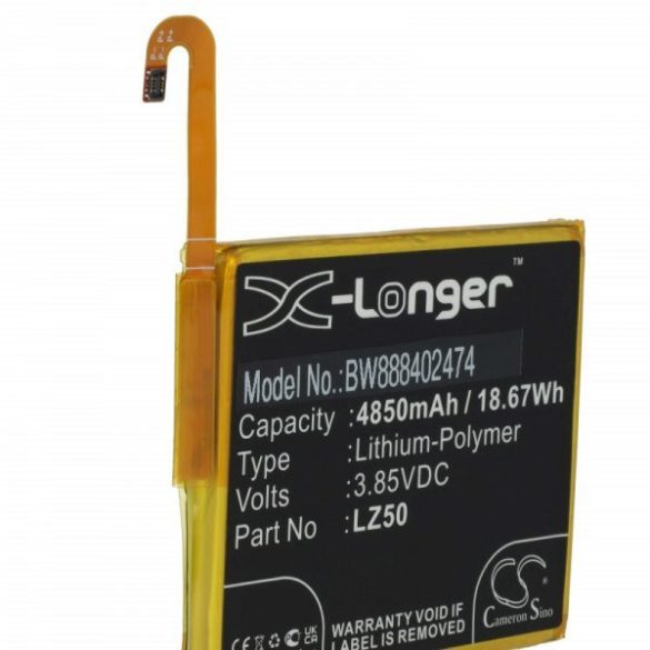 Motorola LZ50, SB18C74374 - 4850 mAh 3.85 V Li-polymer - Utángyártott telefon akku