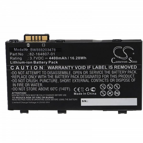   Adatgyűjtő - Motorola 82-172087-01, 82-164807-01, 82-164801-02 - 4400mAh, 3.7V - Utángyártott akku