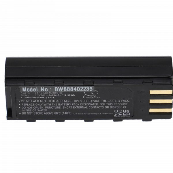   Motorola 21-62606-01 - 3400 mAh 3.7 V Li-Ion Utángyártott vonalkód olvasó akku