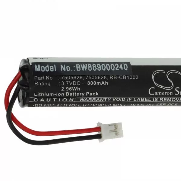 Egészségügyi eszköz - Morita 7505626, 7505628, RB-CB1003 - 800 mAh 3.7 V Li-Ion - Utángyártott akku