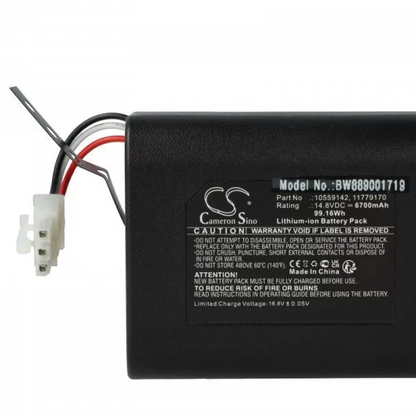   Miele 11779170, 10559142 for Miele 6700mAh, 14.8V, Li-Ion - Utángyártott porszívó akku