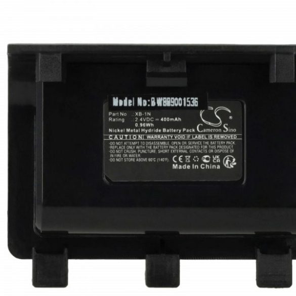 Kontroller - Microsoft XB-1N - 400 mAh 2.4 V NiMH - Utánygyártott akku