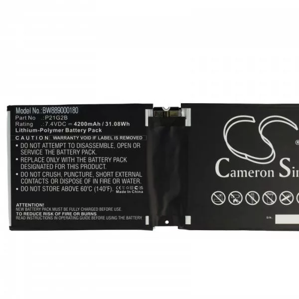 Microsoft P21G2B - 4200 mAh 7.4 V Li-polymer - Utángyártott tablet akku