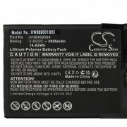   Meder AHB466684 - 3900 mAh 3.8 V Li-polymer - utángyártott audio guide akkumulátor