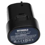Szerszámgép akku Makita BL7010, 194356-2, 194355-4 - 2500 mAh, 7.2 V, Li-Ion - Utángyártott akku - VHBW