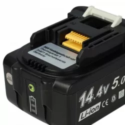   Szerszámgép akku Makita BL1415, 194066-1, BL1415N, 194065-3 - 5000 mAh, 14.4 V, Li-Ion - Utángyártott akku