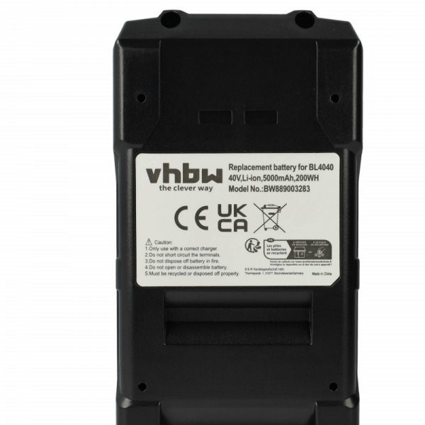 Szerszámgép akku Makita 191L29-0, BL4020, BL4025, BL4040, BL4050F - 5000 mAh, 40 V, Li-Ion - Utángyártott akku