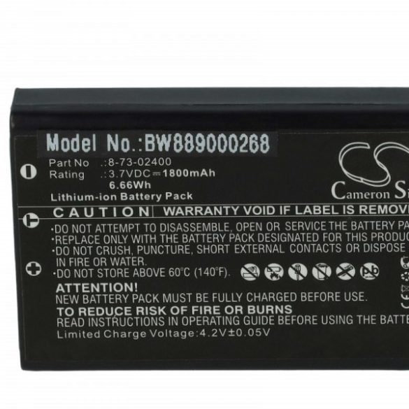 Egészségügyi eszköz - Maico 74101501, MAI-721-4 - 1800 mAh 3.7 V Li-Ion - Utángyártott akku