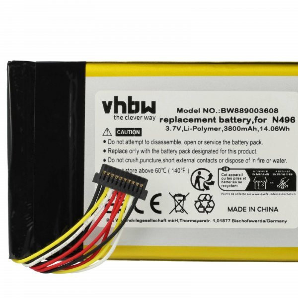 GPS Magellan N496 - 3800mAh, 3.7V - Utángyártott akku