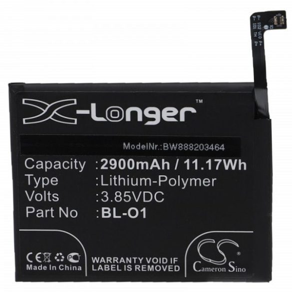 LG BL-O1, EAC64559001, EAC64619301 - 2900 mAh 3.85 V Li-polymer - Utángyártott telefon akku