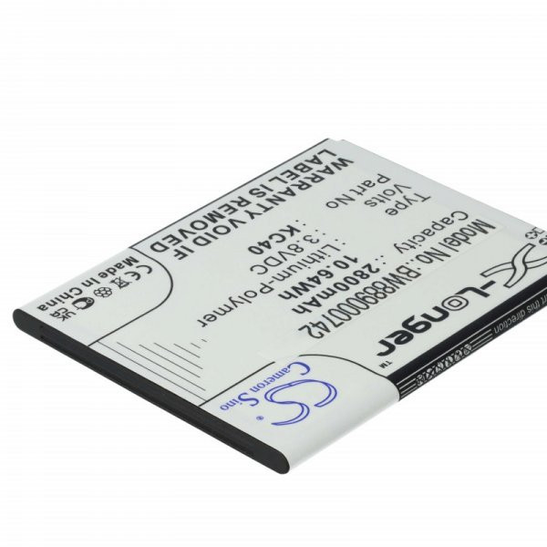 Lenovo KC40 - 2800 mAh 3.8 V Li-polymer - Utángyártott telefon akku