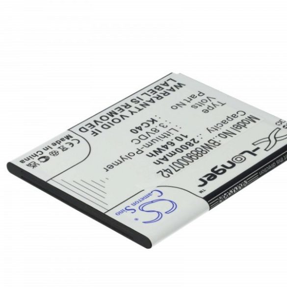 Lenovo KC40 - 2800 mAh 3.8 V Li-polymer - Utángyártott telefon akku