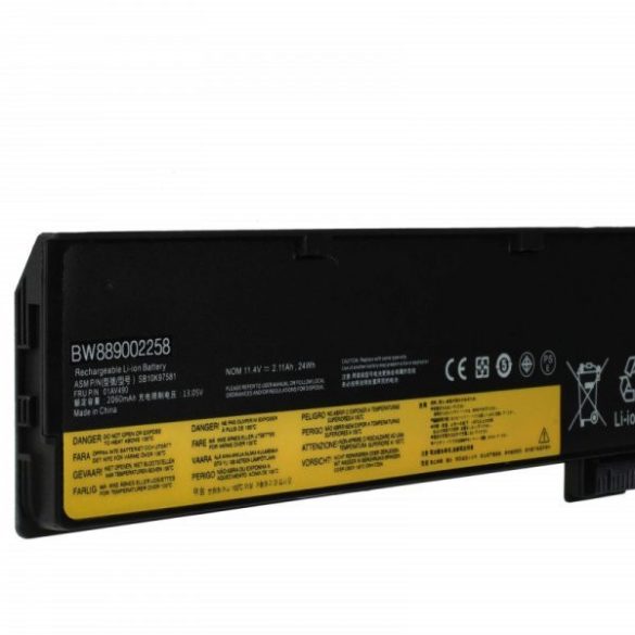 Lenovo 01AV425, 01AV422, 01AV423, 01AV424 - 2060 mAh 11.4 V Li-polymer - Utángyártott notebook akku