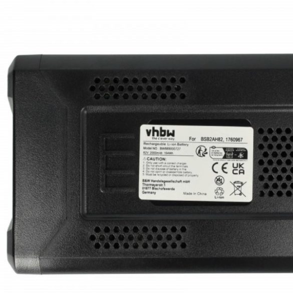 Szerszámgép akku Kobalt KB680-06, KB280-06, KB3080-06, KB2580-06 - 2000 mAh, 80 V, Li-Ion - Utángyártott akku