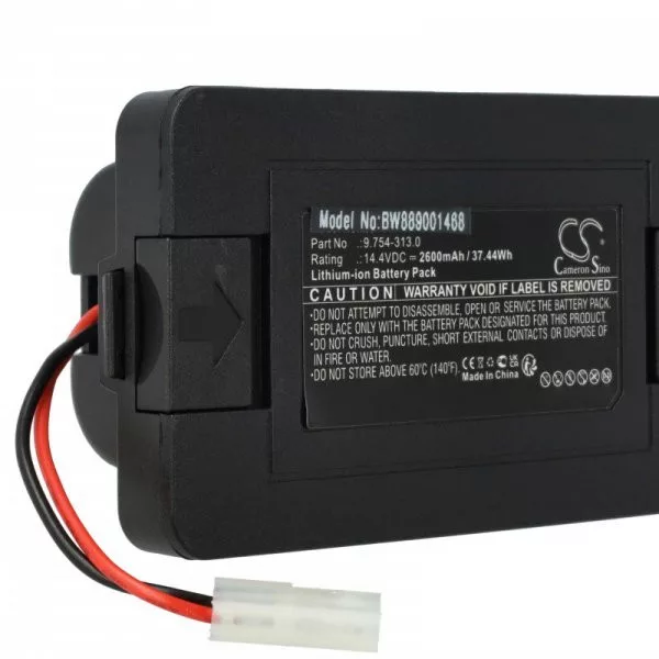 Kärcher 9.754-313.0 for Kärcher 2600mAh, 14.4V, Li-Ion - Utángyártott porszívó akku