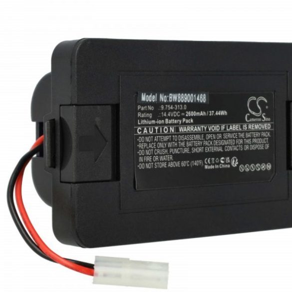 Kärcher 9.754-313.0 for Kärcher 2600mAh, 14.4V, Li-Ion - Utángyártott porszívó akku
