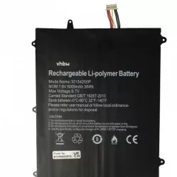   Jumper TH133K-MC, HW-3487265 - 5000 mAh 7.6 V Li-polymer - Utángyártott notebook akku - VHBW