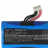 Ingenico LD18650D - 2600 mAh 7.4 V Li-Ion Utángyártott vonalkód olvasó akku - VHBW