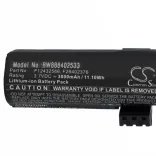 Ingenico F12432566, F26402376 - 3000 mAh 3.7 V Li-Ion Utángyártott vonalkód olvasó akku - VHBW