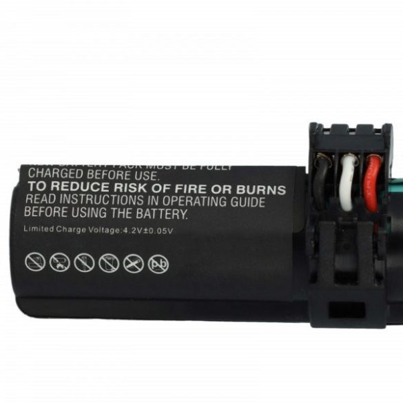 Ingenico F12432566, F26402376 - 3000 mAh 3.7 V Li-Ion Utángyártott vonalkód olvasó akku