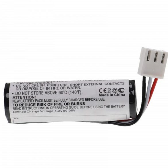Card Reader Ingenico 296110884, 295006044, F26401964 - 2200 mAh 3.7 V Li-Ion - Utángyártott pos terminál akkumulátor