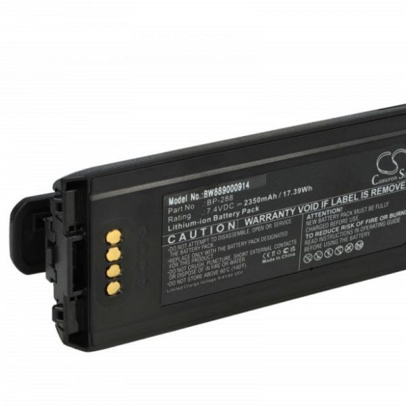 Icom BP-288 - 2350 mAh 7.4 V Li-Ion - Utángyártott rádió akku