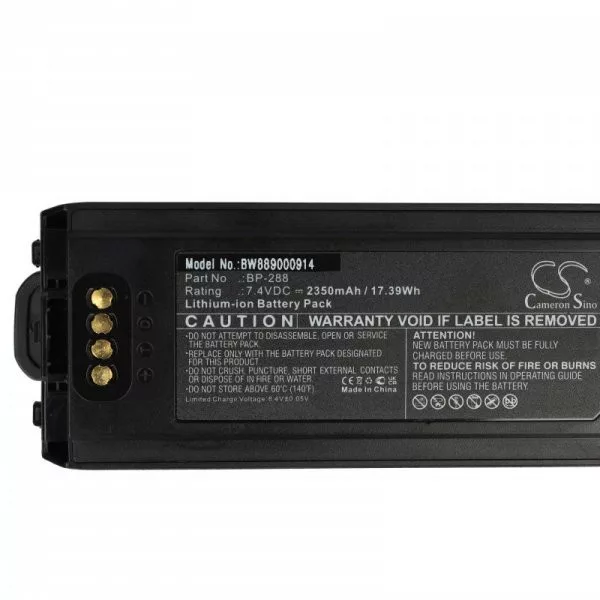 Icom BP-288 - 2350 mAh 7.4 V Li-Ion - Utángyártott rádió akku