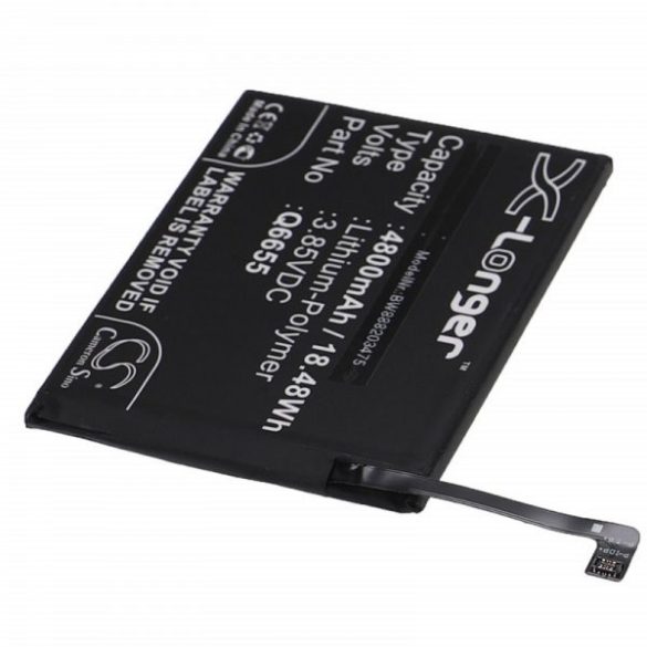 HTC Q6655 - 4800 mAh 3.85 V Li-polymer - Utángyártott telefon akku