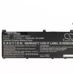  Honor HB4692Z9ECW-41 - 3550 mAh 15.28 V Li-polymer - Utángyártott notebook akku - VHBW