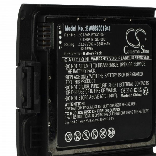 Adatgyűjtő Honeywell CT30P-BTSC-002, CT30P-BTSC-001 - 3350mAh, 3.87V - Utángyártott akku