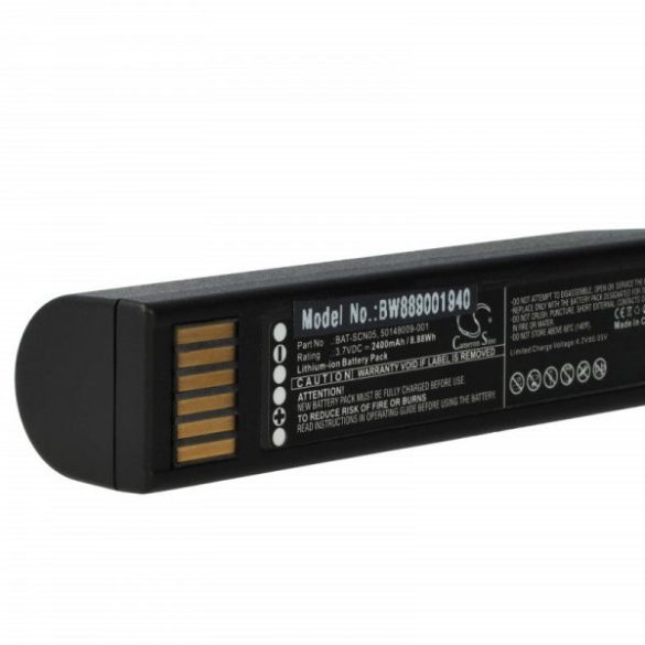 Honeywell 50148009-001, BAT-SCN05 - 2400 mAh 3.7 V Li-Ion Utángyártott vonalkód olvasó akku