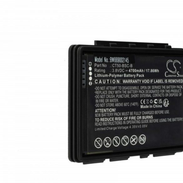 Adatgyűjtő - Honeywell CT50-BSC-B, 318-055-018 - 4700mAh, 3.8V - Utángyártott akku