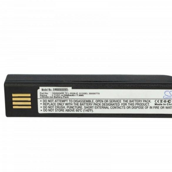 Honeywell 100006732, 013283, 100000495 - 2000 mAh 3.7 V Li-Ion Utángyártott vonalkód olvasó akku