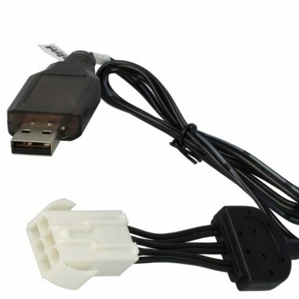 USB Töltőkábel Himoto HSP 9.6V for GPToys RC Batteries SM-6P csatlakozó - 50 cm 9.6 V - Utángyártott
