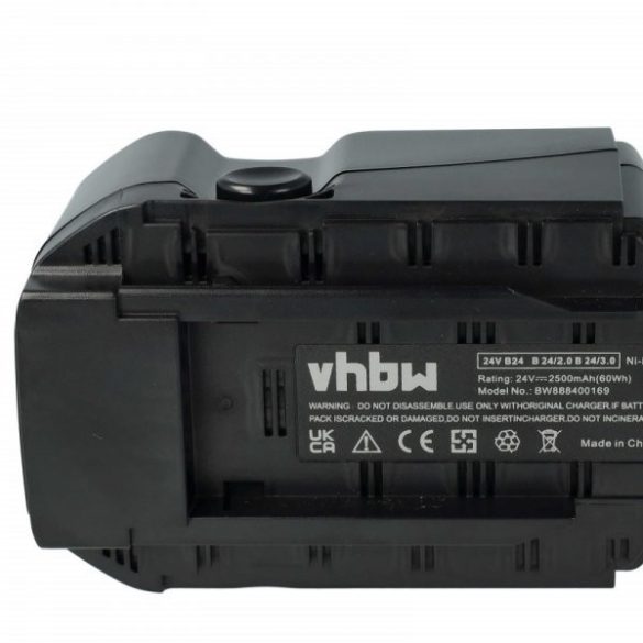 Szerszámgép akku Hilti B24/3.0, B24/2.0, B24 - 2500 mAh, 24 V, NiMH - Utángyártott akku