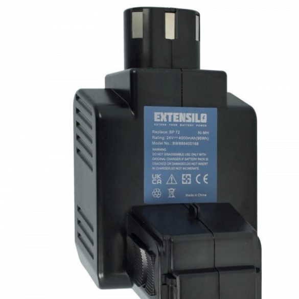 Szerszámgép akku Hilti BP72, BP60, 331530, BP40 - 4000 mAh, 24 V, NiMH - Utángyártott akku