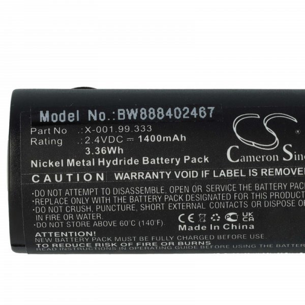   Egészségügyi eszköz - Heine X-001.99.333 - 1400 mAh 2.4 V NiMH - Utángyártott akku