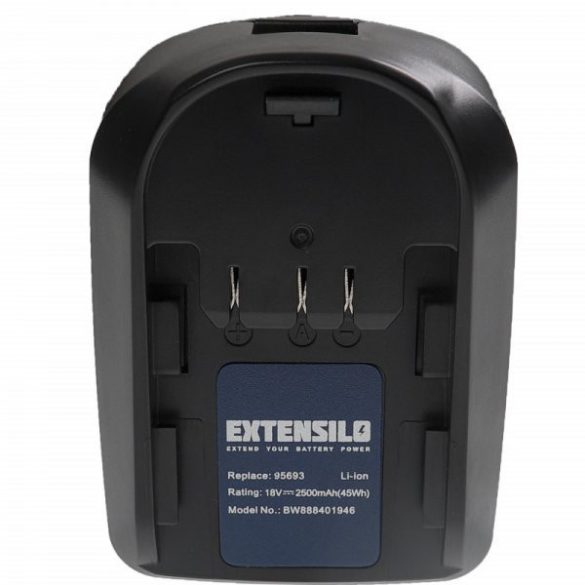Szerszámgép akku Güde 58100, 58106, 58104, 95149, 95148, 95690 - 2500 mAh, 18 V, Li-Ion - Utángyártott akku