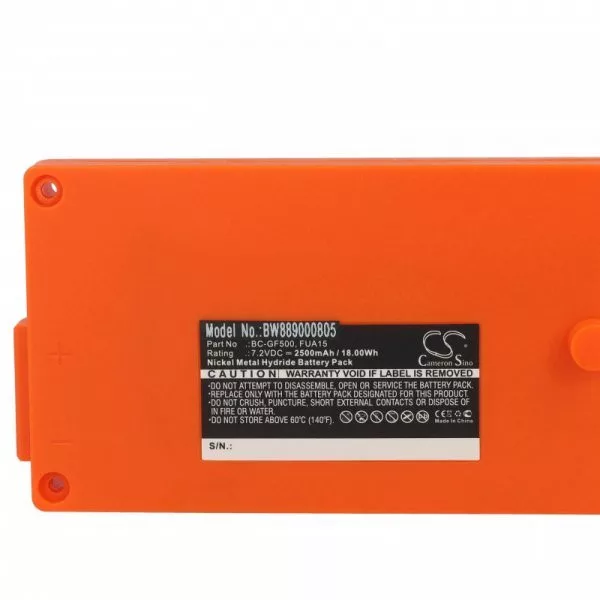 Gross Funk 100-001-885, BC-GF500, FUA15, FUA50 - 2500 mAh 7.2 V NiMH Utángyártott távirányító akku Gross Funk 100-001-885, BC-GF500, FUA15, FUA50 - 2500 mAh 7.2 V NiMH Utángyártott távirányító akku