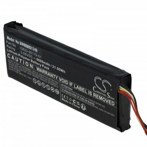 Kapucsengő - Google Nest G823-00179-01 - 6000 mAh 3.65 V Li-polymer - Utángyártott akku