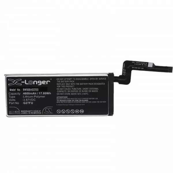 Google G27FU - 4600 mAh 3.87 V Li-polymer - Utángyártott telefon akku