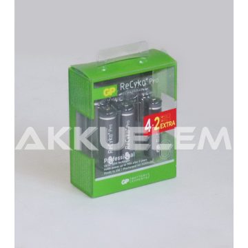 GP ReCyko+ PRO 2000mAh AA akkumulátor 6db-os csomagban
