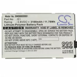   Mobil Router GlocalMe E1, GLMU18A02 - 3100 mAh 3.8 V Li-polymer - Utángyártott akku