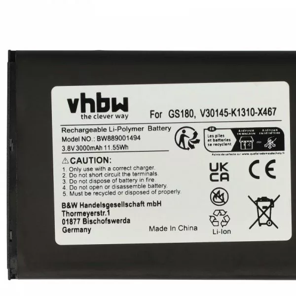  Gigaset V30145-K1310-X467 - 3000 mAh 3.8 V Li-polymer - Utángyártott telefon akku