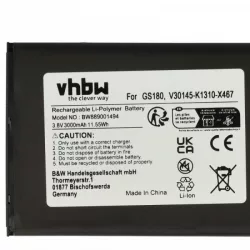   Gigaset V30145-K1310-X467 - 3000 mAh 3.8 V Li-polymer - Utángyártott telefon akku