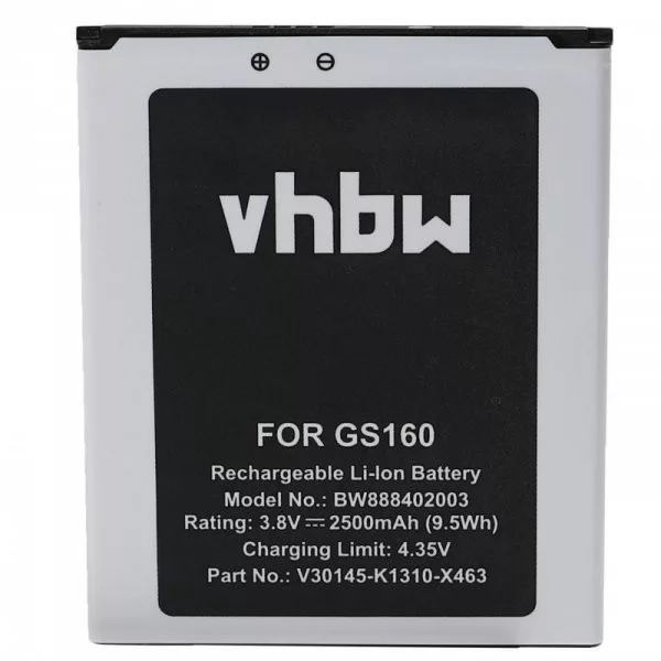   Gigaset V30145-K1310-X463 - 2500 mAh 3.8 V Li-Ion - Utángyártott telefon akku