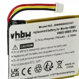 GHB Bat-UU24 Baby monitor - 750 mAh 3.7 V Li-polymer akkumulátor - VHBW