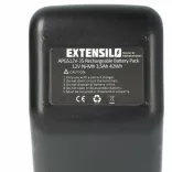 Szerszámgép akku Gesipa CPT12/2 EHD Blind Rivet Gun - 3500 mAh, 12 V, NiMH - Utángyártott akku - VHBW