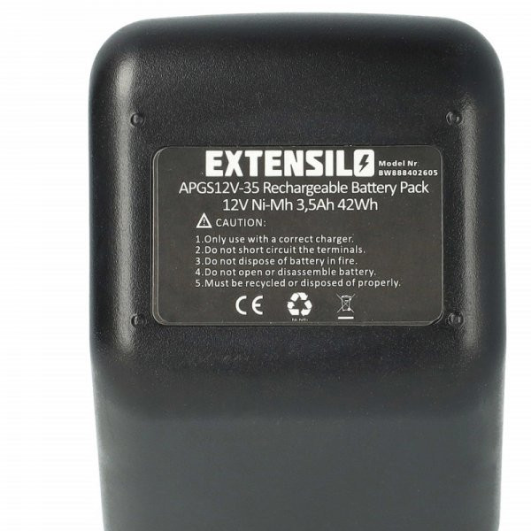Szerszámgép akku Gesipa CPT12/2 EHD Blind Rivet Gun - 3500 mAh, 12 V, NiMH - Utángyártott akku